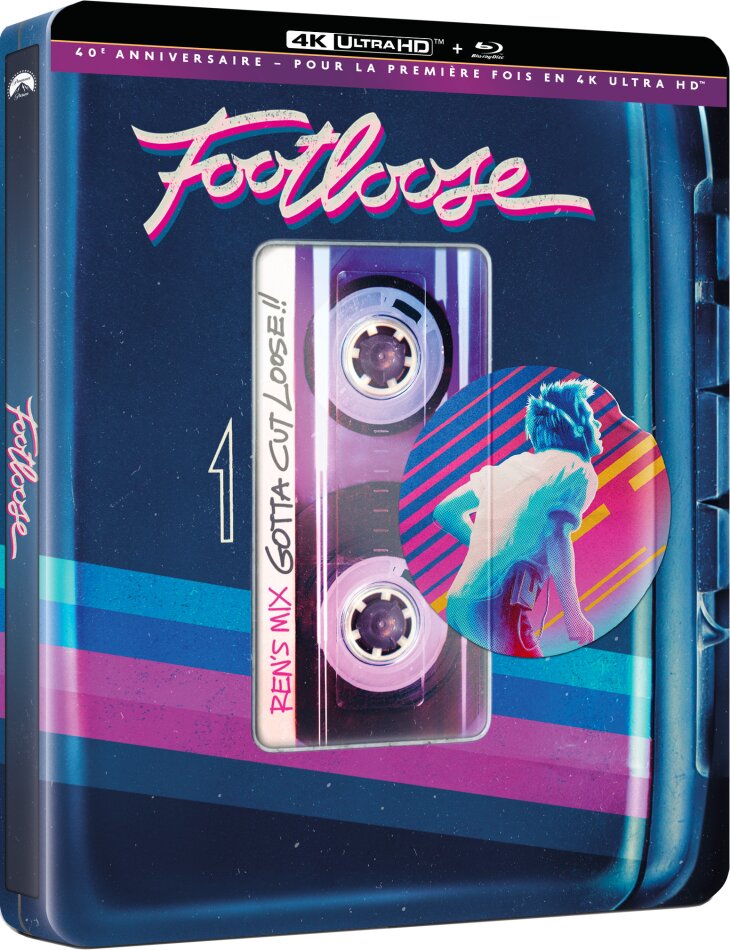 Footloose (1984) Edizione 40° Anniversario, Edizione Limitata, Steelbook, 4K Ultra HD + Blu-ray
