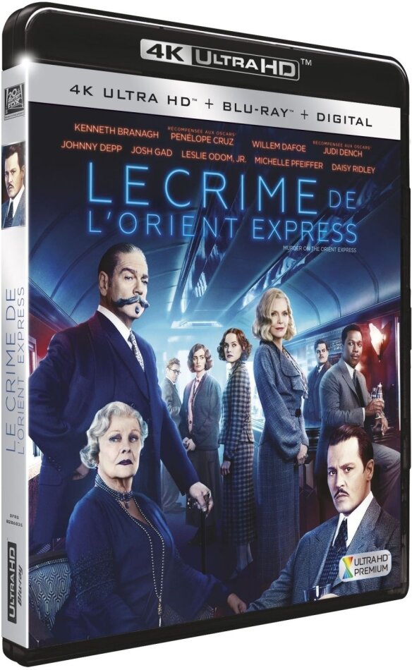 Le Crime de l'Orient Express (2017) (2017) 4K Ultra HD + Blu-ray