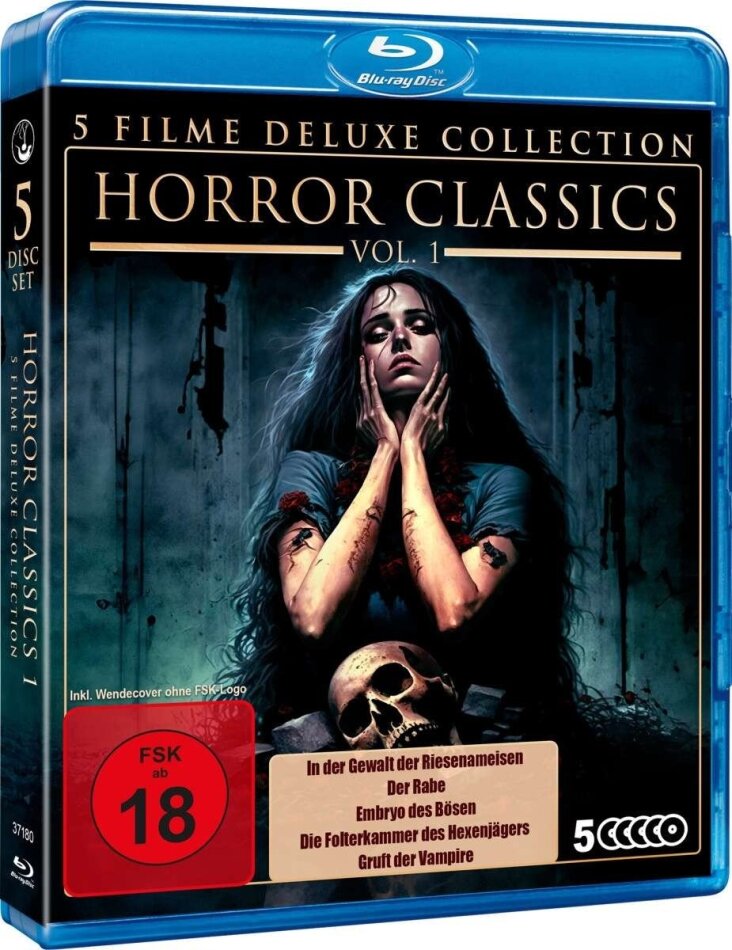 Horror Classics - Vol. 1 Deluxe Edition, 5 Blu-rays