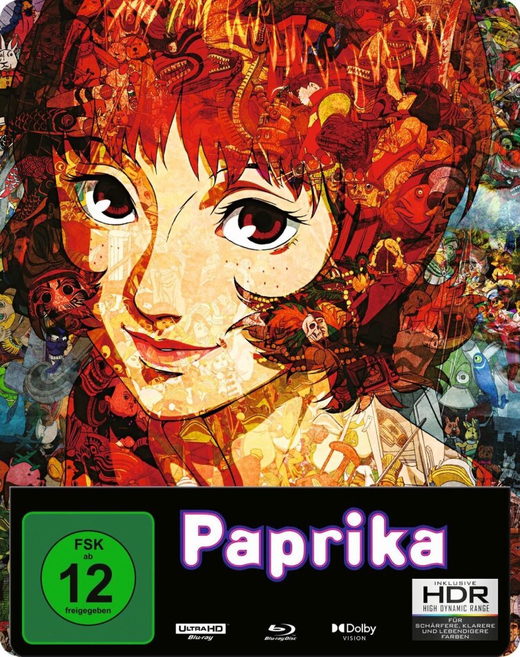 Paprika (2006) Limited Edition, Steelbook, 4K Ultra HD + Blu-ray