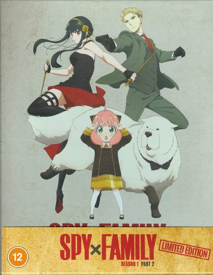 Spy x Family - Season 1 - Part 2 Limited Edition, 2 Blu-rays + 2 DVDs