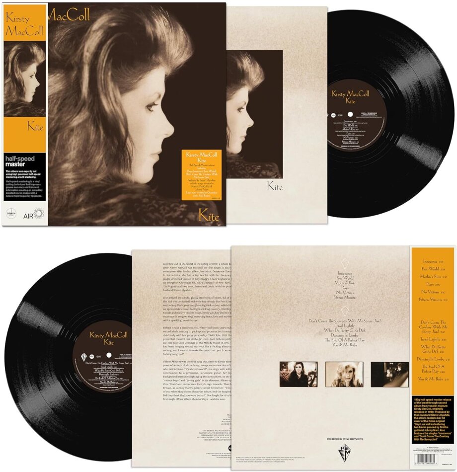 Kirsty MacColl - Kite 2024 Reissue, Half Speed Master, Black Vinyl, LP