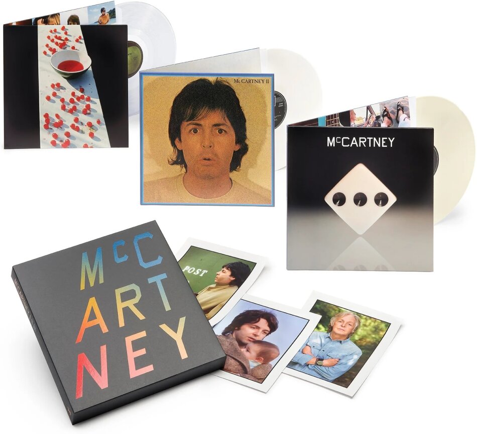 Paul McCartney - I/II/III Limited Edition, Clear/White/Cream Vinyl, 3 LPs