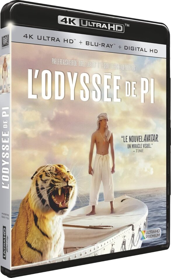 L'Odyssée de Pi (2012) 4K Ultra HD + Blu-ray