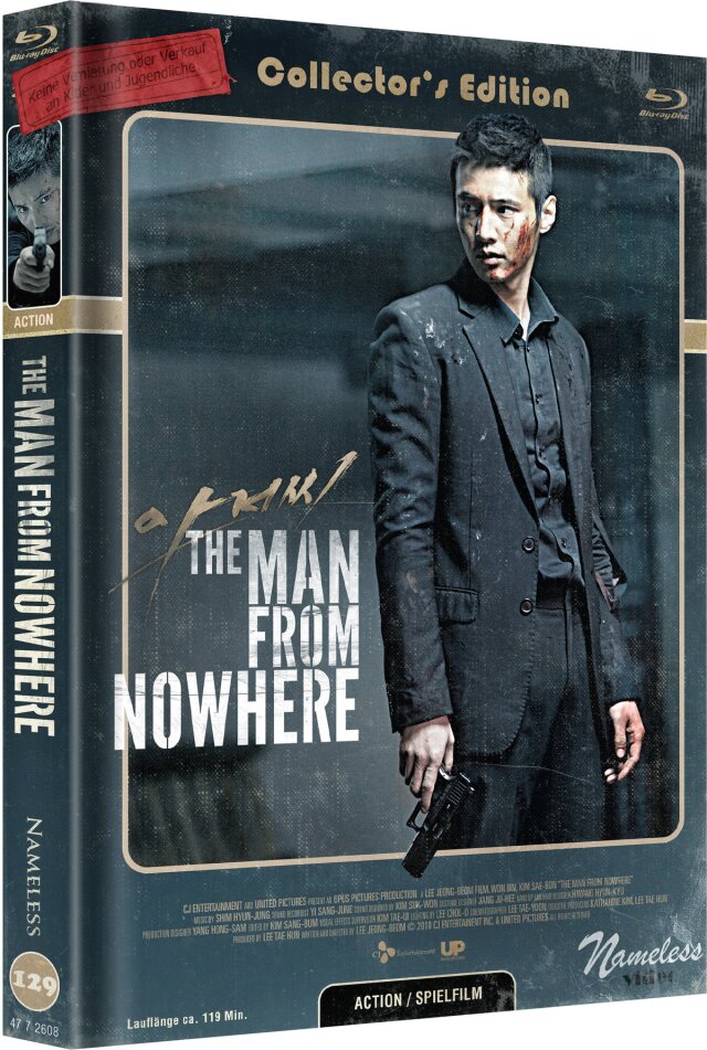 The Man from Nowhere (2010) Cover C, Limited Collector's Edition, Mediabook, 2 Blu-rays