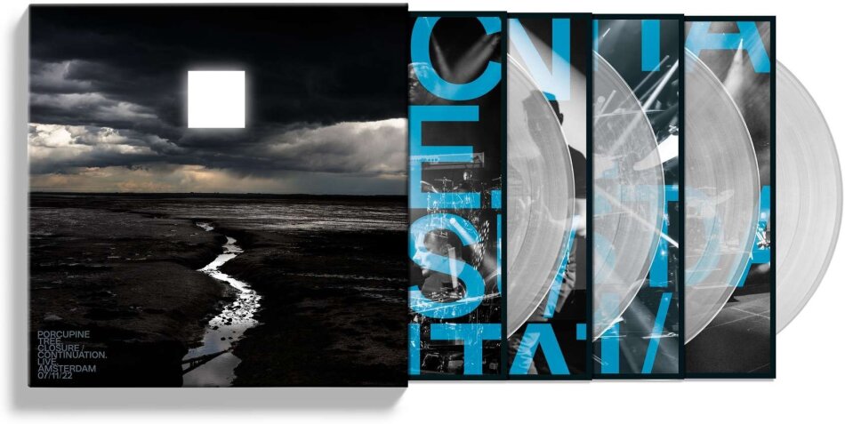 Porcupine Tree - Closure/Continuation. Live. Amsterdam 07/11/22 Clear Vinyl, 4 LPs