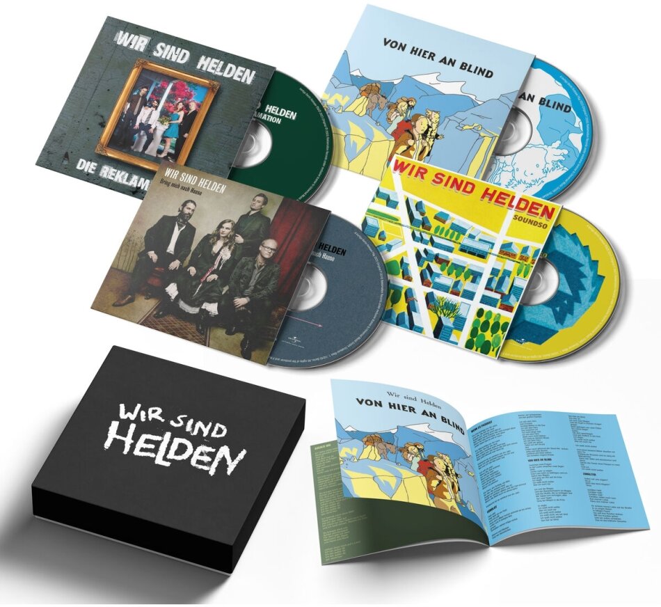 Wir Sind Helden - Die Reklamation 2024 Reissue, 20 Jahre Jubiläum , Capbox, 4 CDs