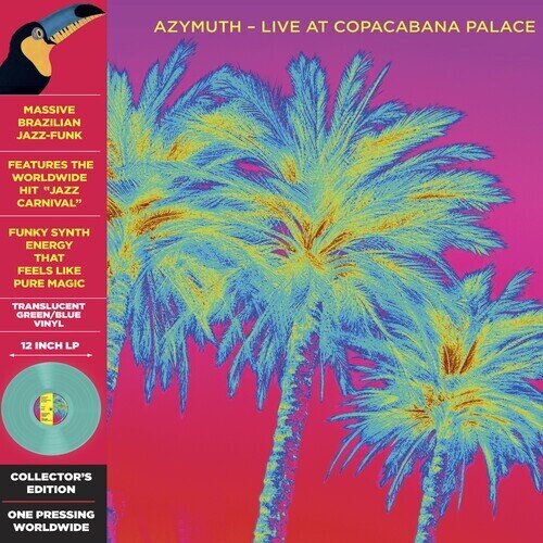 Azymuth - Live At Copacabana Palace Deluxe Edition, Remastered, Blue - Green Vinyl, LP
