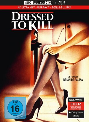Dressed to Kill (1980) (Limited Collector's Edition, Mediabook, 4K Ultra HD + 2 Blu-rays)