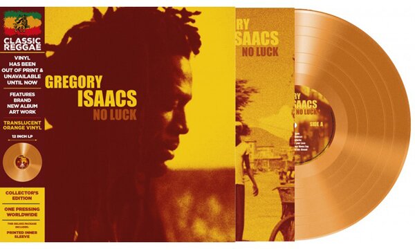 Gregory Isaacs - No Luck 2024 Reissue, Deluxe Edition, Limited Edition, Orange Vinyl, LP
