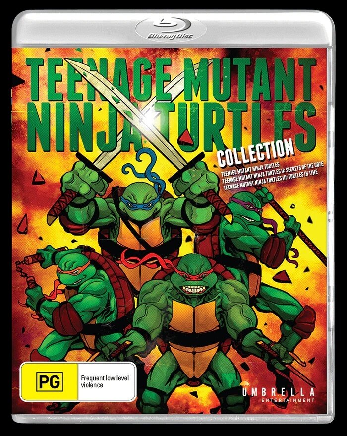 Teenage Mutant Ninja Turtles Collection Australian Release, 3 Blu-rays