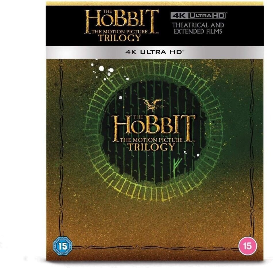 The Hobbit Trilogy Extended Edition, Cinema Version, Limited Edition, Steelbook, 6 4K Ultra HDs