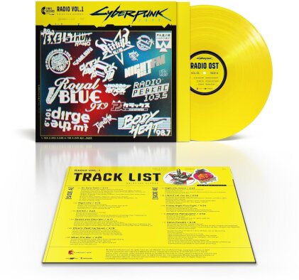 Cyberpunk 2077 Radio 1 - OST (Yellow/Clear Vinyl, LP)