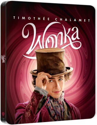Wonka (2023) (Cover 1, Édition Limitée, Steelbook, 4K Ultra HD + Blu-ray)