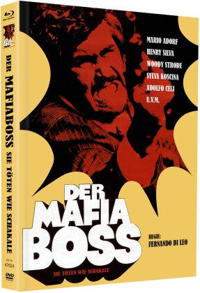 Der Mafiaboss - Sie töten wie Schakale (1972) (Cover E, Limited Edition, Mediabook, Blu-ray + DVD)