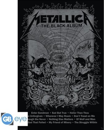Poster - Black Album - Metallica - roulé filmé - 91.5x61 cm