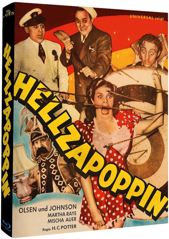 Hellzapoppin' (1941) Cover B, Edizione Limitata, Mediabook