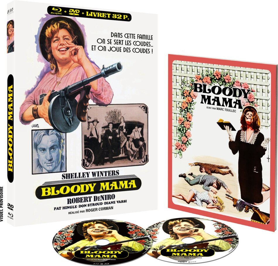Bloody Mama (1970) Limited Collector's Edition, Blu-ray + DVD