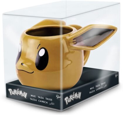 Mug 3D - Evoli - Pokemon - 10 cm - 380 ml