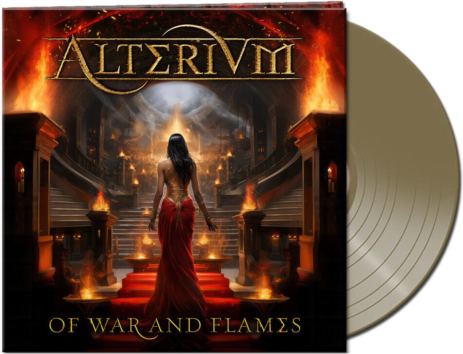 Alterium - Of War And Flames Gatefold, Limited Edition, Gold Vinyl, LP