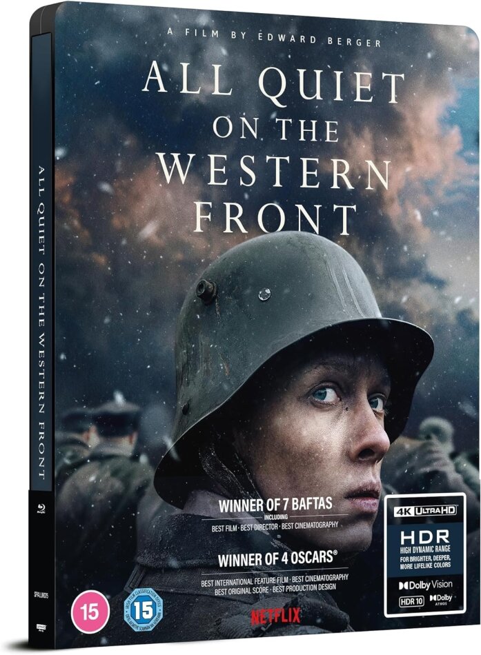 All Quiet on the Western Front (2022) Limited Edition, Steelbook, 4K Ultra HD + Blu-ray