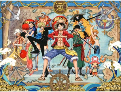 Golden Poster - Équipage - One Piece - 40 cm