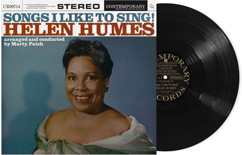 Helen Humes - Songs I Like To Sing 2024 Reissue, Craft Recordings, Contemporary Records Acoustic Sounds Series, LP
