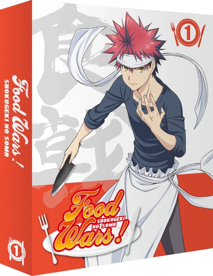 Food Wars! Shokugeki no Soma - Season 1 Collector's Edition Limitata, 3 Blu-ray