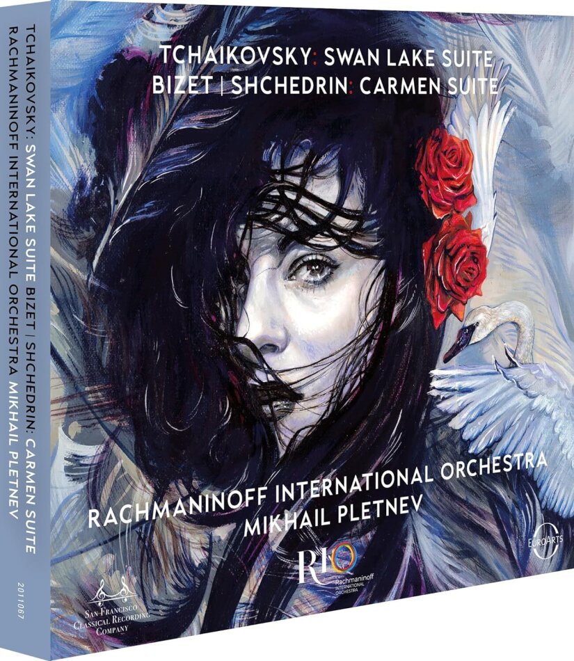 Peter Iljitsch Tschaikowsky (1840-1893), Rodion Schtschedrin (*1932), Georges Bizet (1838-1875), Mikhail Pletnev & Rachmaninoff International Orchestra - Swan Lake Suite arr. Mikhail Pletnev & - Carmen Suite after Georges Bizet 2 SACDs