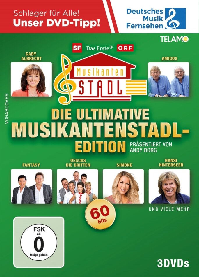Various - Die ultimative Musikantenstadl-Edition - 60 Hits 3 DVDs