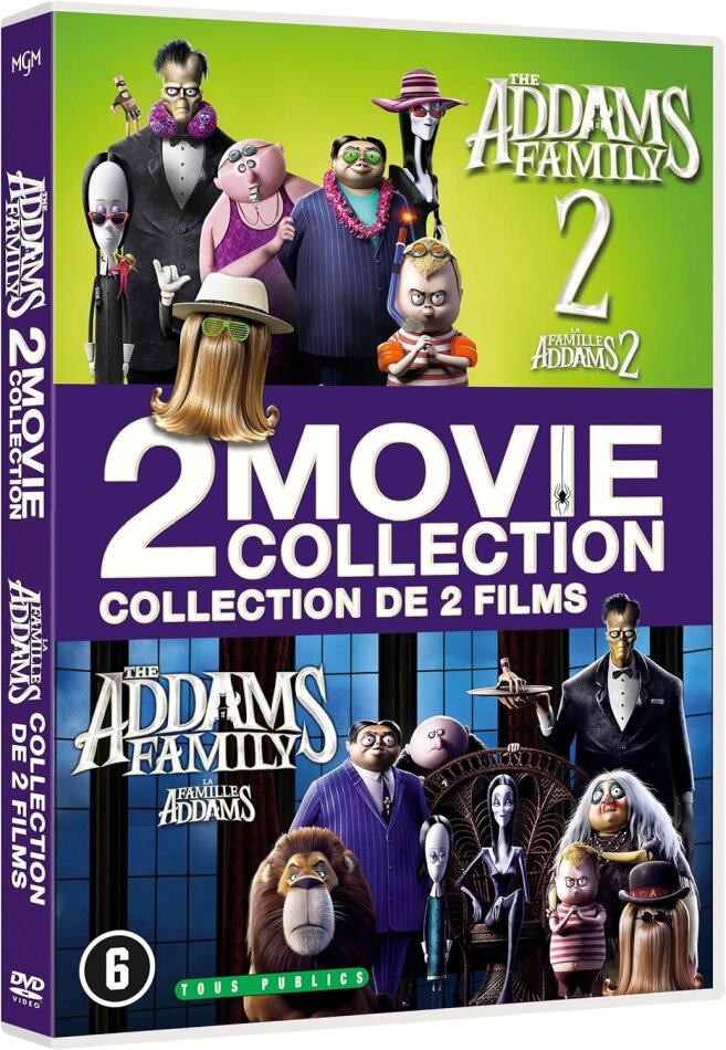 La famille Addams (2019) / La famille Addams 2 - Une virée d'enfer (2021) 2 DVD
