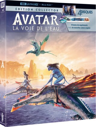 Avatar: La voie de l'eau - Avatar 2 (2022) (Édition Collector Limitée, 4K Ultra HD + 3 Blu-ray)