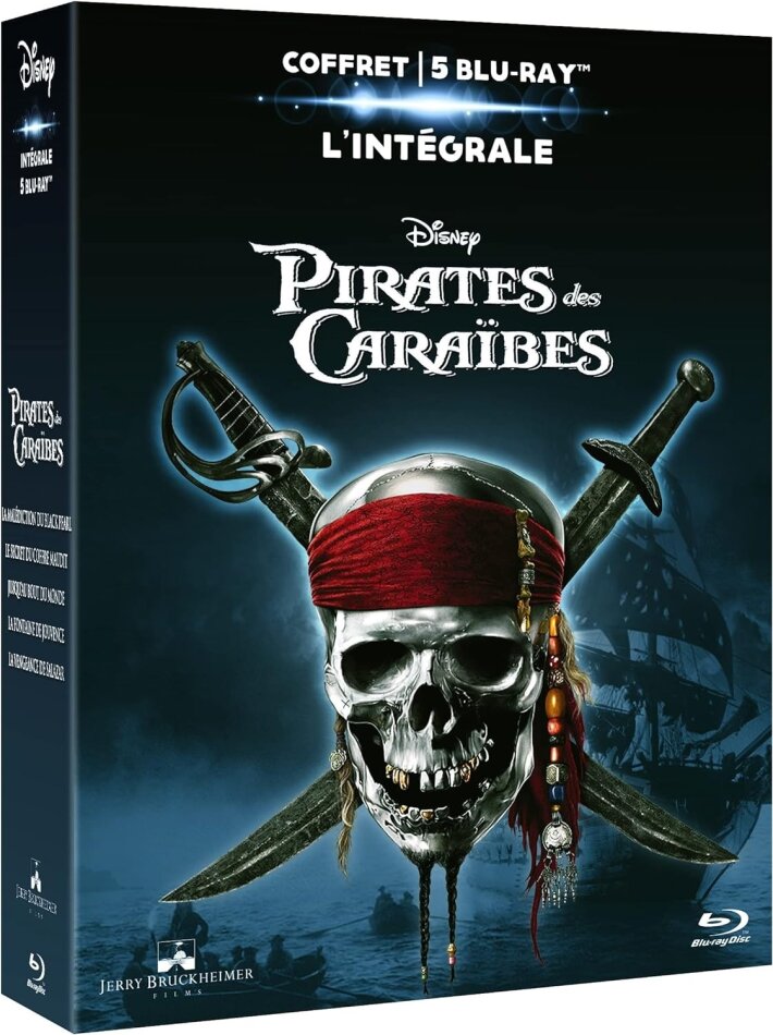 Pirates des Caraïbes 1-5 5 Blu-ray