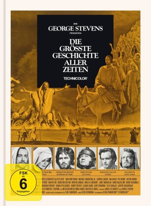 Die grösste Geschichte aller Zeiten (1965) (Limited Collector's Edition, Mediabook, 2 Blu-rays + DVD)