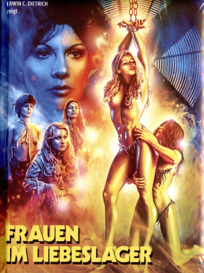 Frauen im Liebeslager (1977) Wattiert, Limited Edition, Mediabook, Uncut, Blu-ray + DVD