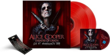 Alice Cooper - Theatre Of Death - Live At Hammersmith 2009 (Édition Limitée, Clear Red Vinyl, 2 LP + DVD)