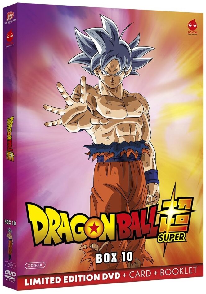 Dragon Ball Super - Box 10 + Card, + Booklet, Edizione Limitata, 3 DVD