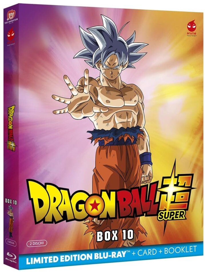 Dragon Ball Super - Box 10 + Card, + Booklet, Edizione Limitata, 2 Blu-ray
