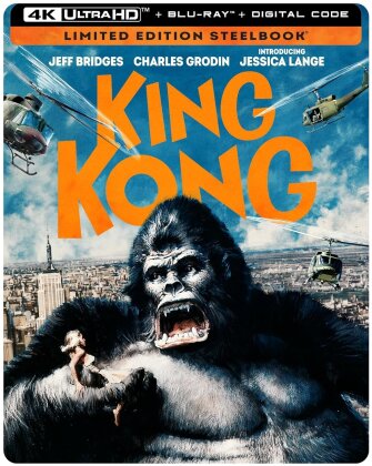 King Kong (1976) (Extended Edition, Version Cinéma, Édition Limitée, Steelbook, 4K Ultra HD + Blu-ray)