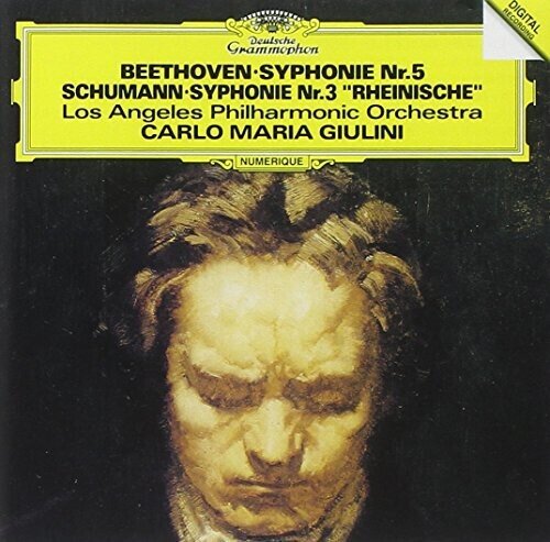 Ludwig van Beethoven (1770-1827), Robert Schumann (1810-1856), Carlo Maria Giulini & Los Angeles Philharmonic Orchestra - Beethoven: Symphony 5 / Schumann: Symphony 3 2024 Reissue, Japan Edition