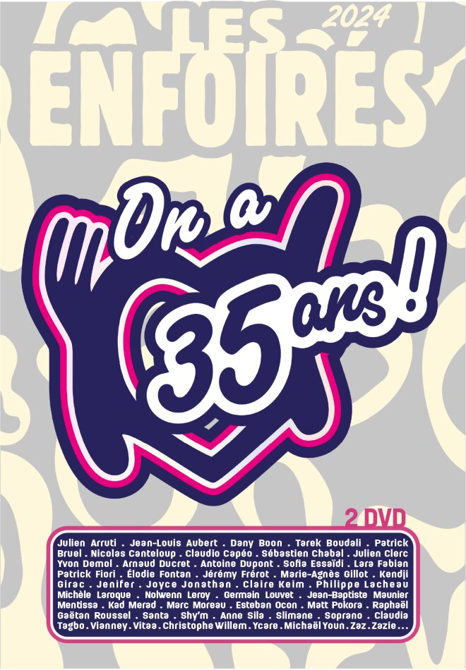 Les Enfoirés - Les Enfoirés 2024, On a 35 ans ! 2 DVDs