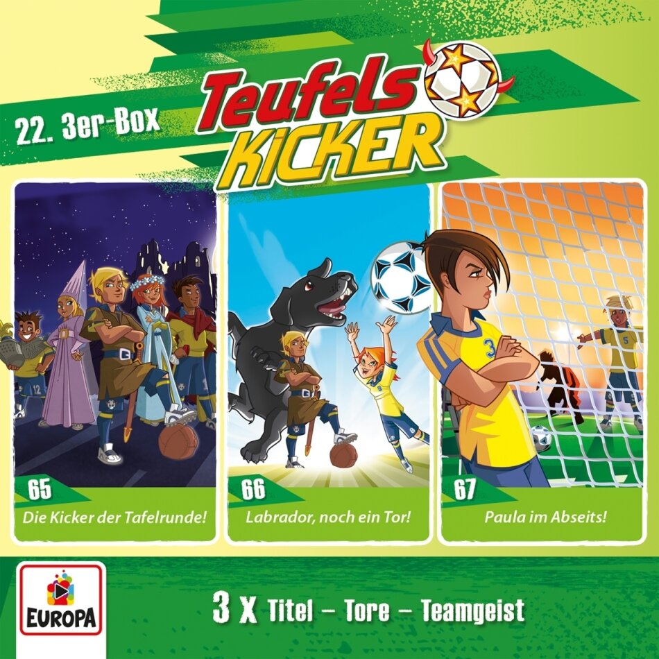 Teufelskicker - 22. Box - 3 Hörspiele 3 CDs