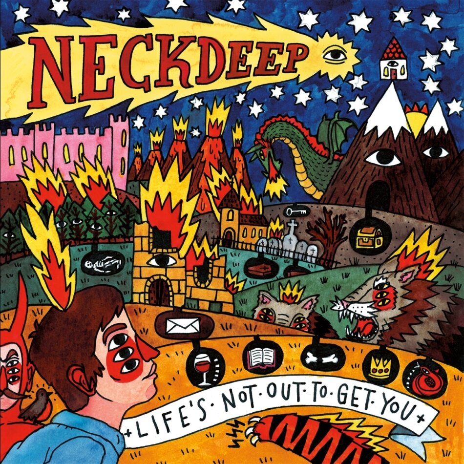 Neck Deep - Life's Not Out To Get You 2024 Reissue, Hopeless Records, Red Vinyl, LP