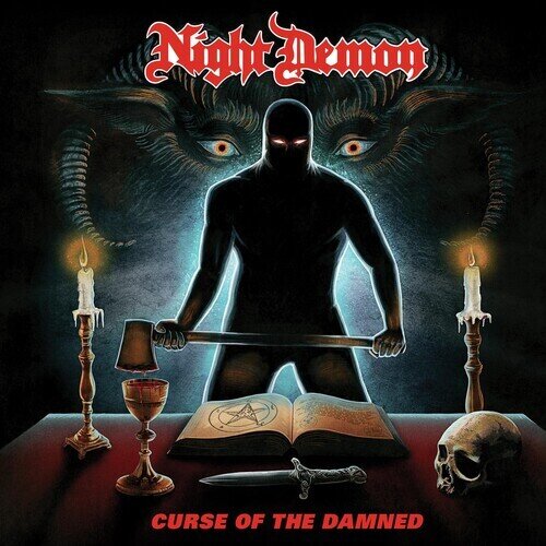 Night Demon - Curse Of The Damned 2024 Reissue, Iron Grip, Deluxe Edition, Red Vinyl, LP