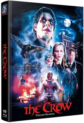 The Crow 3 - Tödliche Erlösung (2000) (Wattiert, Edizione Limitata, Mediabook, Uncut, Blu-ray + DVD)