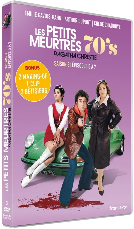 Les petits meurtres d'Agatha Christie - Saison 3 - Épisodes 5 à 7 (3 DVD) 3 DVD