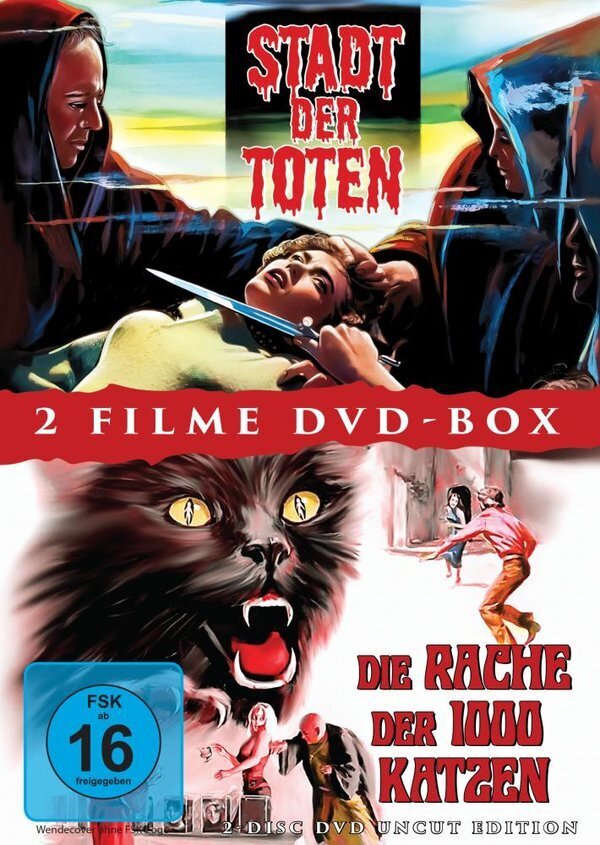 Stadt der Toten (1960) / Die Rache der 1000 Katzen (1972) Uncut, 2 DVDs