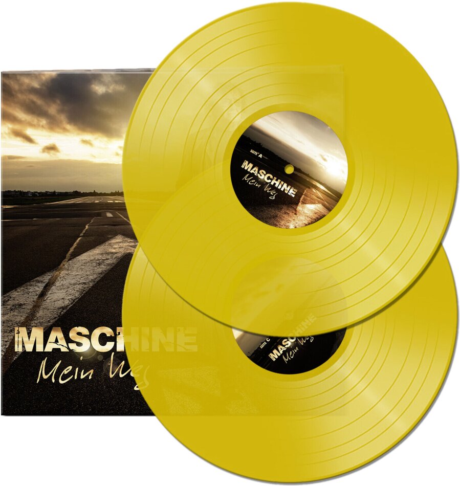 Maschine (Dieter Birr) - Mein Weg Sonnengelb Transparent Vinyl, 2 LP