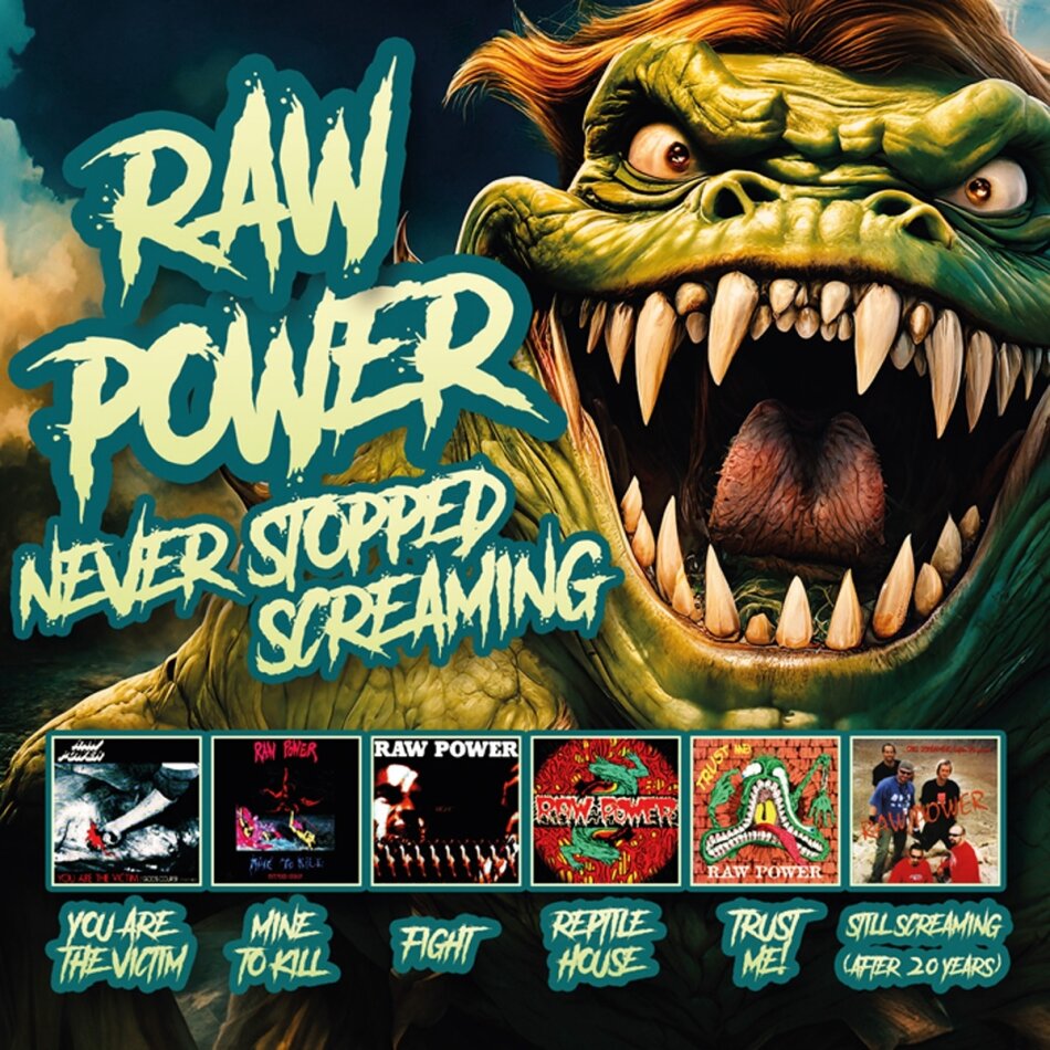 Raw Power - Never Stopped Screaming 3 CDs