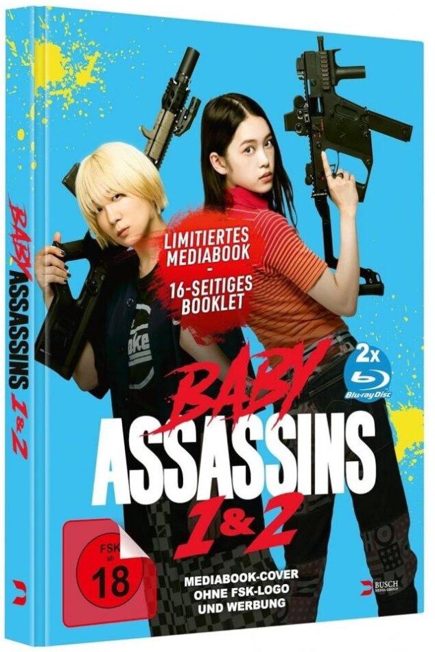 Baby Assassins 1 & 2 Cover B, Edizione Limitata, Mediabook, 2 Blu-ray